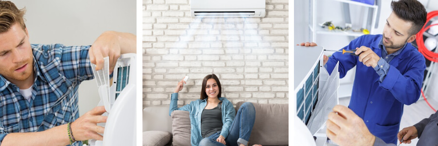 home aircon professional inspection
